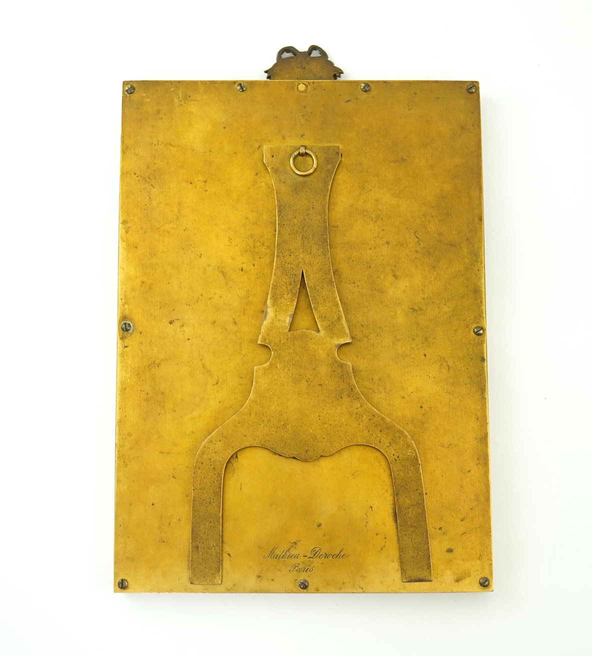 Mathieu Deroche (French fl.1866-1904), 'Full length portrait of a lady in an interior'